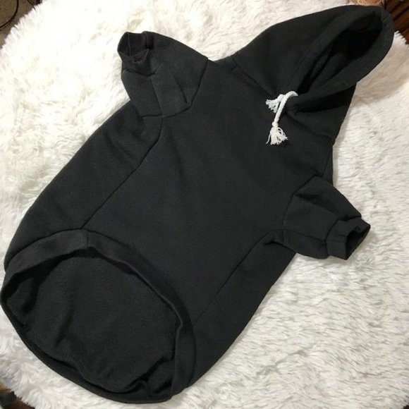 NWOT I Love My Mom Heart and Crossbones Cotton Blend Fleece Dog Hoodie - Picture 2 of 6